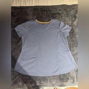 Scrubstar Women's Blue V-Neck Scrub Top XL (Matching bottoms on my page)